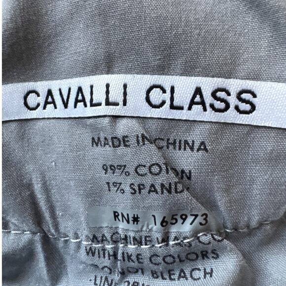 Cavalli Class Women's Black Wash Denim Jeans Straight Leg Size 26 NWT - Picture 7 of 7